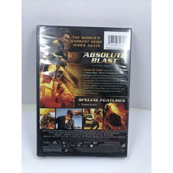 GHOST RIDER - Spirit of Vengeance - Nicolas Cage DVD NEW/SEALED - Picture 4 of 9